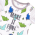 Бебешка тениска Дино - органичен памук